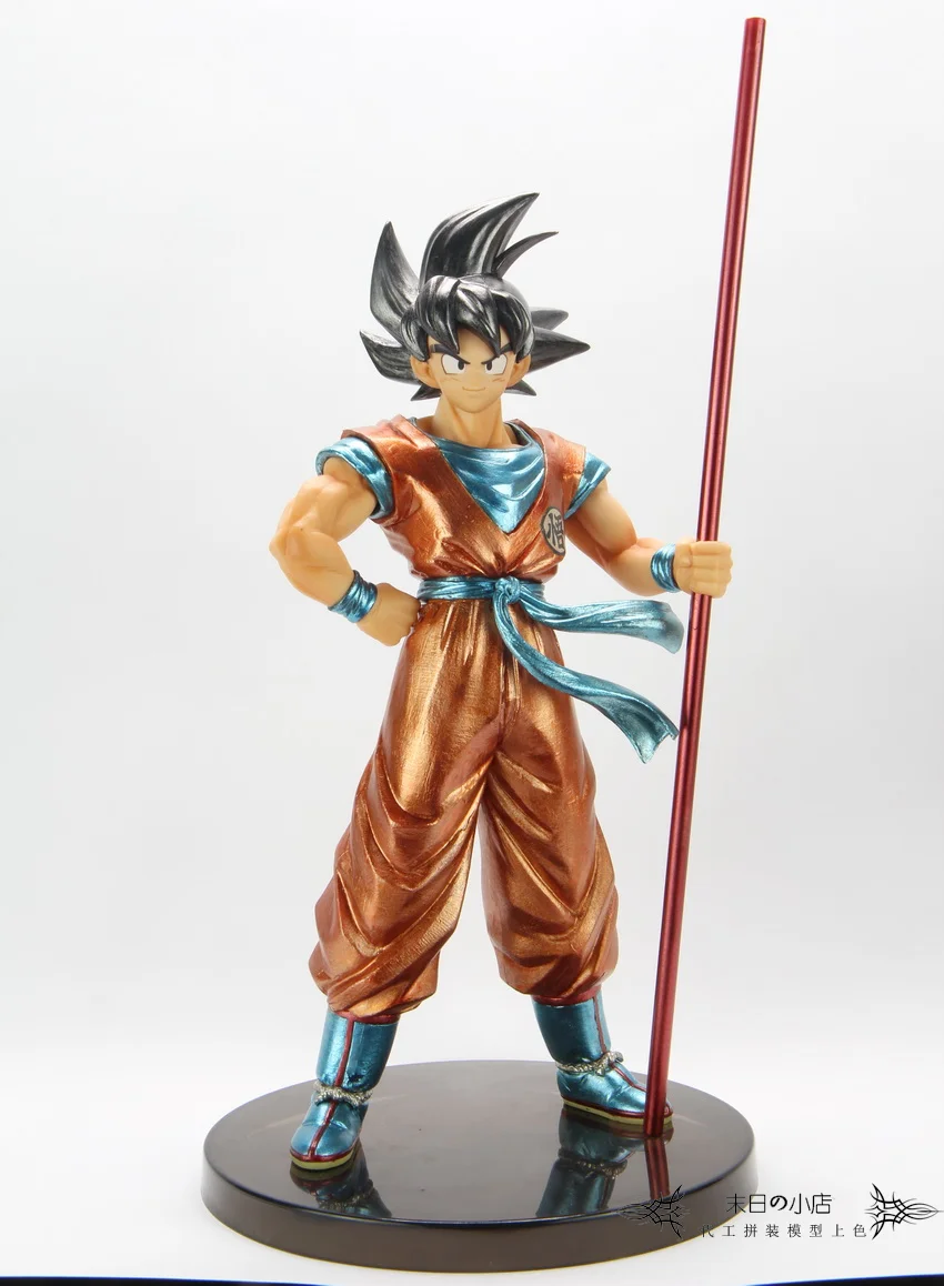 Bandai металлический цвет Дракон Шар Черный Go Sun Wukong Супер Saiyan ручной подарок