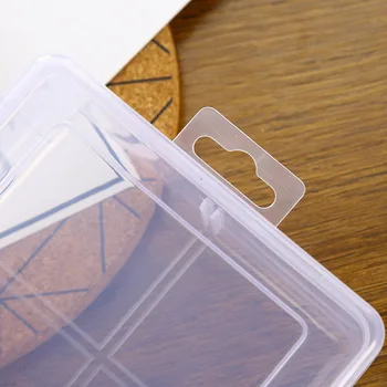 

Transparent Plastic Storage Box 16.5cmx12cmx5.8cm Cosmetics Organizer Box Jewelries Holder Case Container