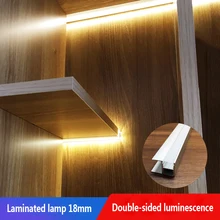 Светодиодный или Флуоресцентный светильник для шкафа 18 мм встроенный ночник для спальни подходит для шкафов, шкафов, книжных шкафов, витрины