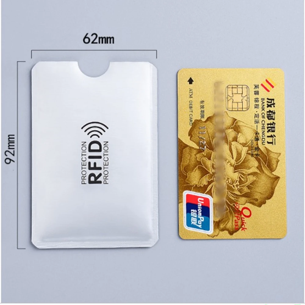 5 шт. чехол кошелек для банковских карт с Rfid защитой|Держатели и пропусков| |