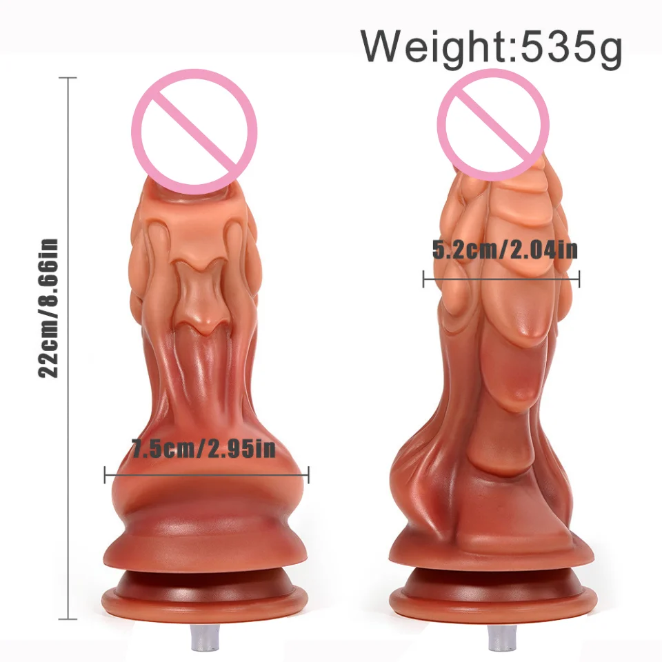 Pênis Realístico Grande Com Ventosa 19CM Carnal Dildo Flesh