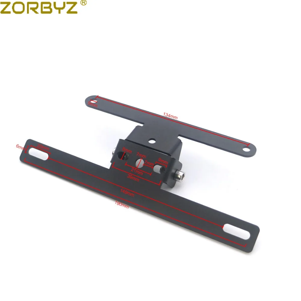ZORBYZ мотоцикл черный металлический задний фонарь крепление СВЕТОДИОДНЫЙ номерной знак кронштейн держатель для Benelli Leoncino 500