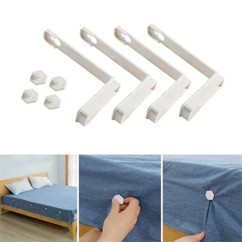 

Quilt Sheet Holder Clips Single Quilt Cover Fixed Non-slip Clips Household Bed Sofa Sheet Cover Angle Fixed Buckle Fastener Clip