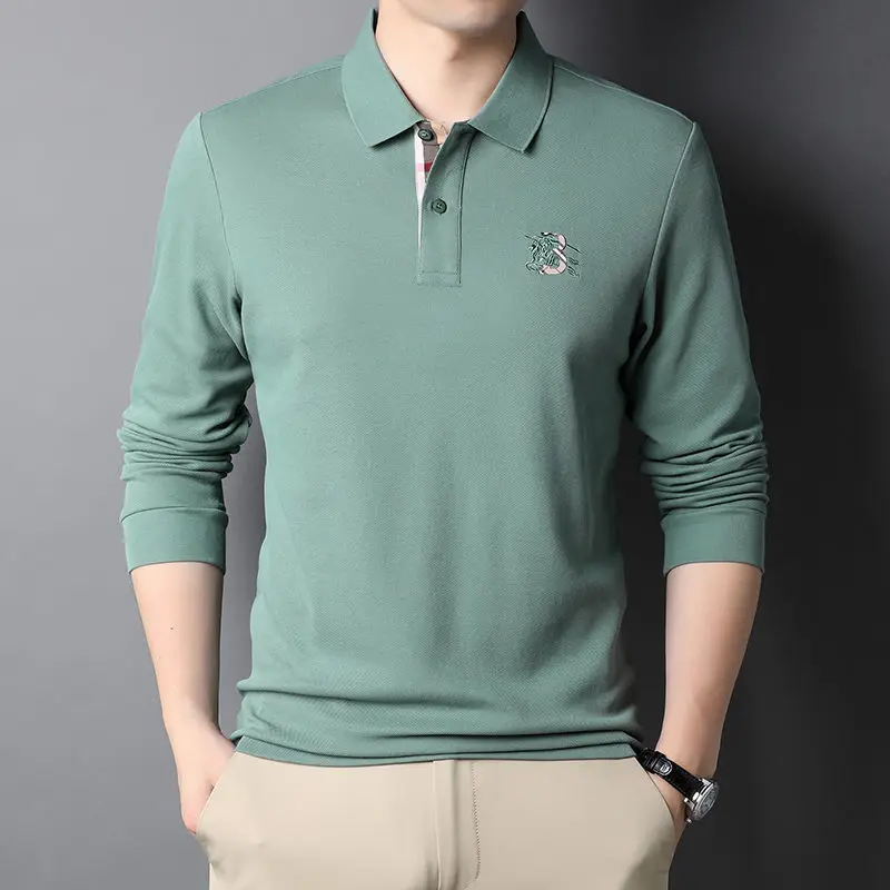 lapel polo shirt autumn 