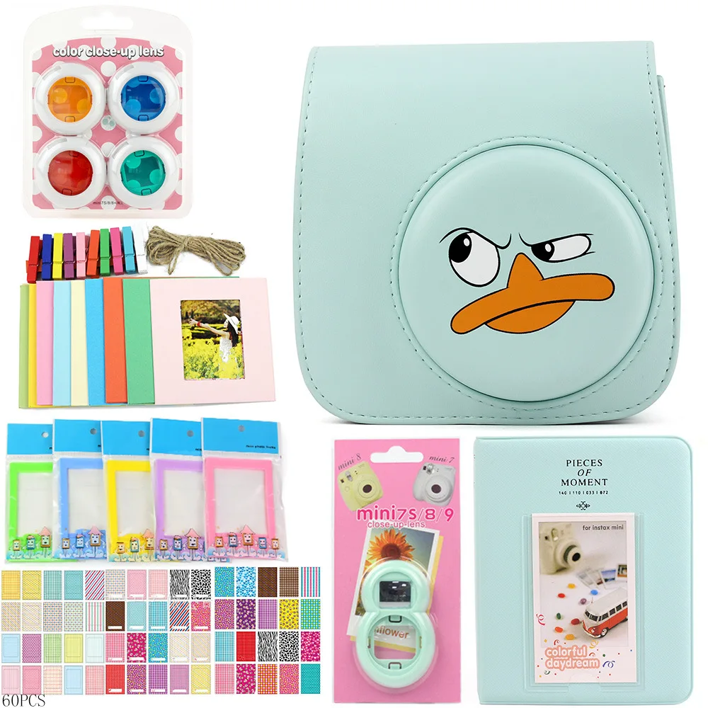 

Polaroid Mini8/8 +/9 Polka Dot Camera Bag Album Frame Tags Filter 7-in-One Set Meal