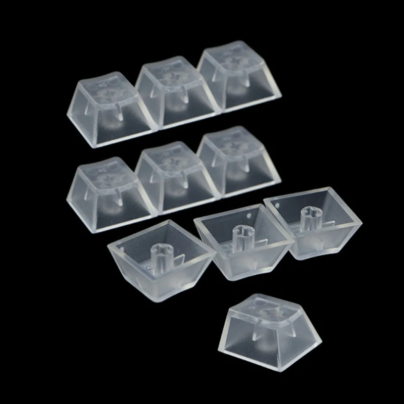 

10Pcs Transparent ABS Keycaps Mechanical keyboard Matte Backlit Key caps For Cherry Gateron Kailh Switch R4 R3 R2 R1