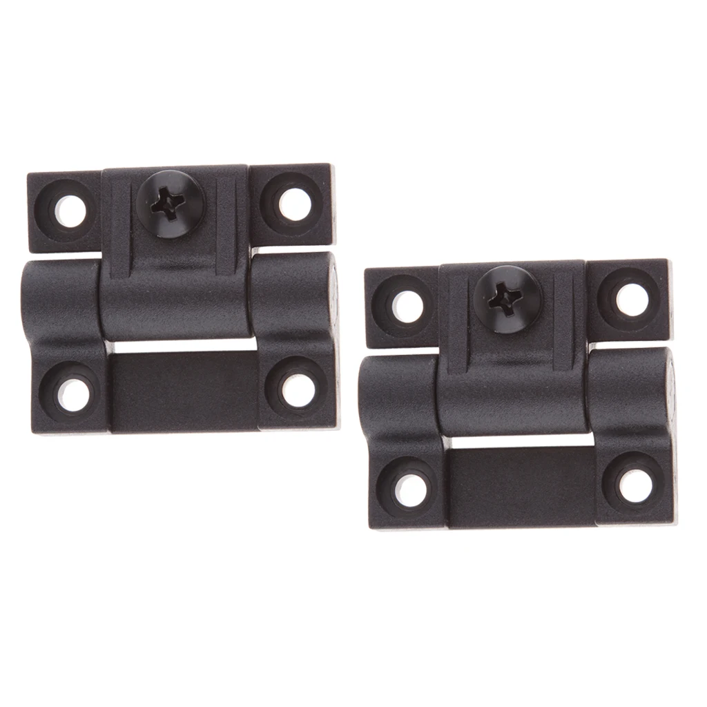 2x Marine Gate Door Hinge - Adjustable Tension Torque Position Control Hinges Replaces for Southco E6-10-301-20 (Black)