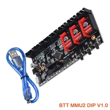 BIGTREETECH MMU2 DIP V1.0 moduł aktualizacji materiału dla MMU2S zestaw kompletny Prusa I3 MK2.5S MK3S MMU 2S 3D drukarki części SKR V1.4