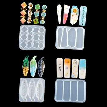 

Barrette Hair Clip Silicone Epoxy Resin Mold Hair Pin Jewelry Casting Mold Tools