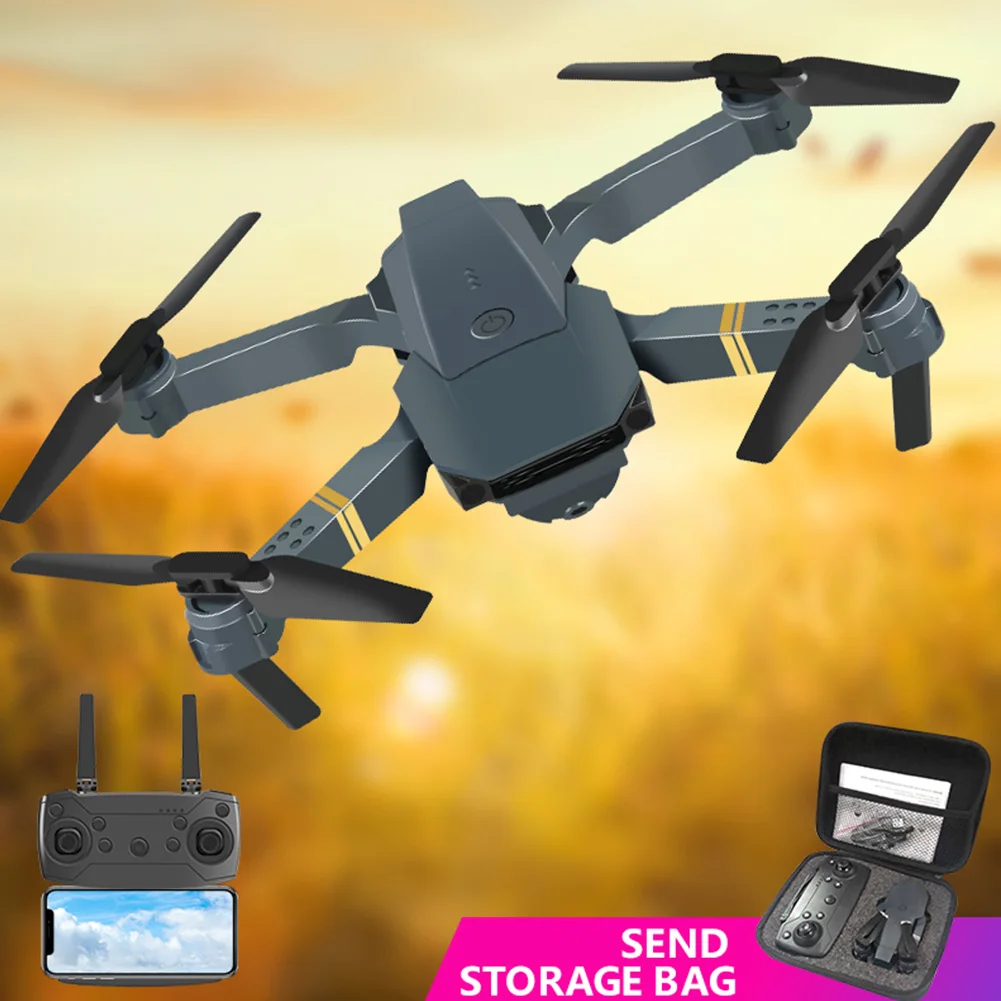 E58 Portable Foldable Drone 720P/1080P/4K HD Wide Angle Aerial Photography Drone Quadrotor RC Drone with Tracking Shooting