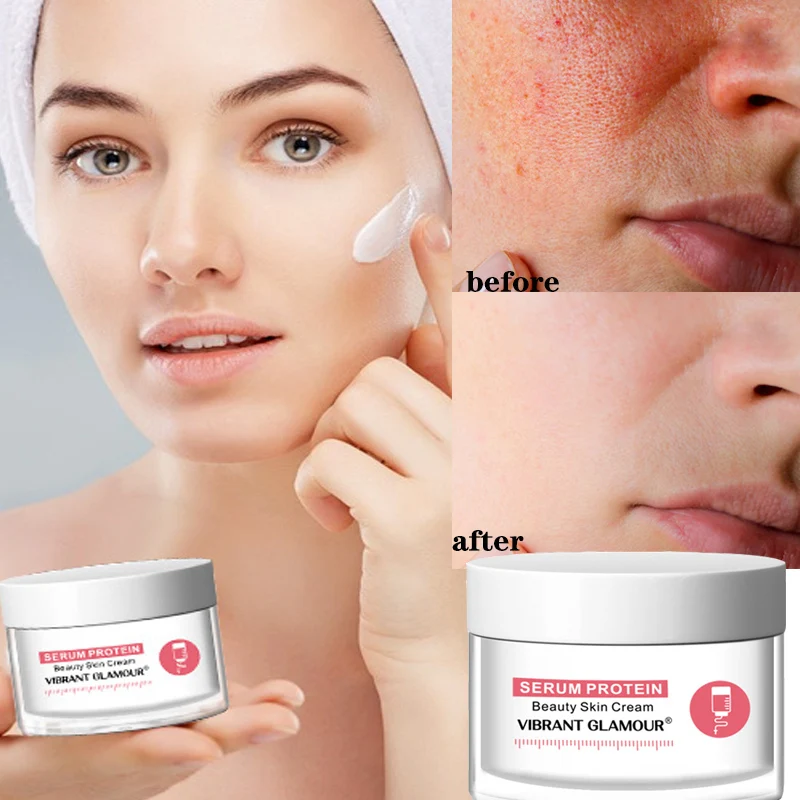 

1pcs Serum Protein Cream Anti-aging Wrinkle Lifting Firming Nourishing Deep Moisturizing whitening Cream Facial Care 30g