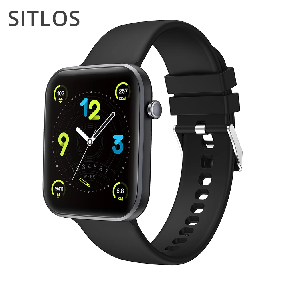 Sitlos p15 relógio inteligente 1.69 Polegada homens tela de toque completa ip67 à prova dip67 água mulher smartwatch 2021 para xiaomi ios android telefone