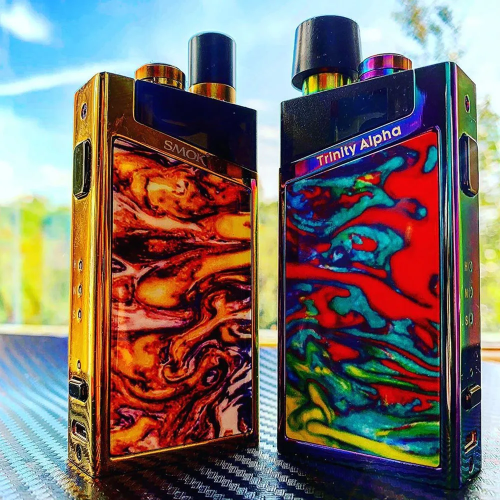 Аутентичный SMOK Trinity Alpha Pod Комплект 1000 мАч батарея 2 8 мл Vape Nord Mesh MTL катушка