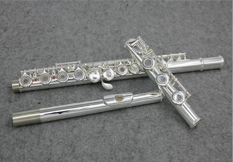 KALUO LIN Высококачественная флейта 17 открытая Посеребренная флейта CTune музыкальный инструмент E ключ флейта профессионального класса