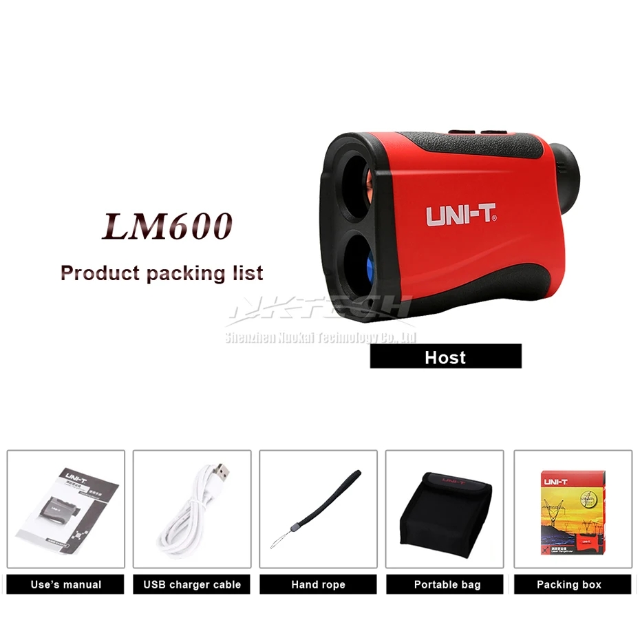 UNI-T дальномер LM600 LM800 LM1000 LM1200 LM1500 лазерный дальномер Охота Гольф 600 м 1000 м 1200 м 1500 м 7X телескоп 1500 мА-ч