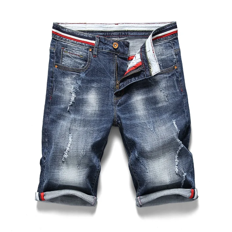 Shorts Men Ripped Short Jeans Designer Classic Fashion Straight Breeches New Summer Short Jean Bermuda Male Denim Brand Clothing Shorts Men Ripped Short Jeans Designer Classic Fashion Straight Breeches New Summer Short Jean Bermuda Male Denim Brand Clothing