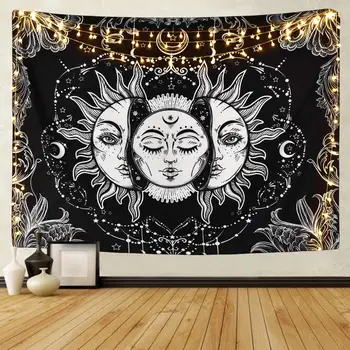 

A Colorful Tapestry Wall Hanging Polyester Elegant Mandala Pattern Blanket 95Ã—73 CM For Bedroom Tapestry Home Decor 2019 Fashion