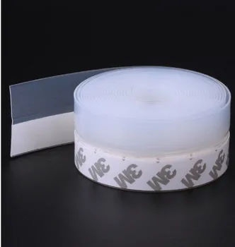 

25mm 3 5 10 m width door window bottom self adhesive silicone rubber seal strip weatherstrip burlete puertas y ventana