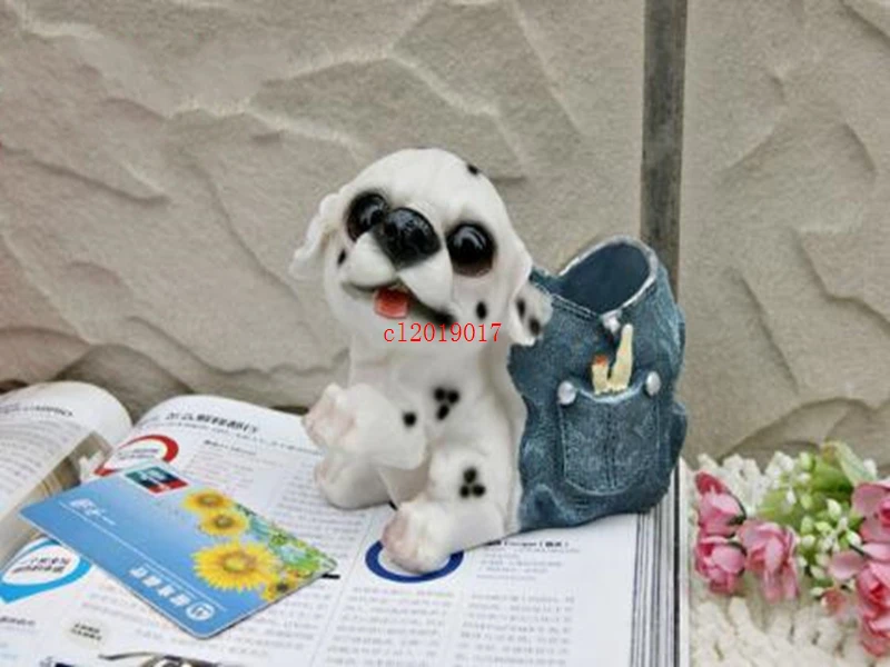 Мини-собака ковбой сумка ручка держатель happy dog Смола ремесло ручка держатель подарок на день рождения