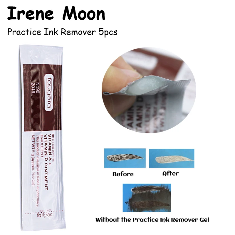5pcs Tattoo Pigment Remover Wipe Cream for Practice Skin Ink Semi Permanent Makeup Supplies | Красота и здоровье