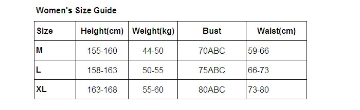 women's size guide