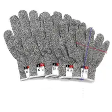 High Strength Polyethylene Cut-resistant wear-resistant gloves Children's Anti-cut Gloves HPPE Cut-proof Puncture Gloves