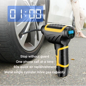 

TIOODRE Car Inflatable Pump DC12V 120W Digital Tire Inflator Car Air Compressor Pump Portable Electric For Motorcycles Truck