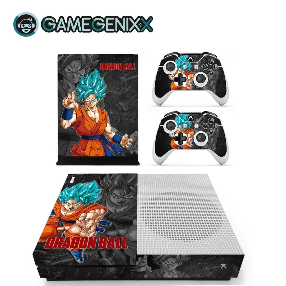 GAMEGENIXX наклейка на кожу Съемная крышка ПВХ винил для Xbox One Slim консоли и 2 контроллера-Dragon Ball