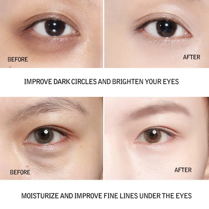 Hydrogel eye patches with hyaluronic acid and red algae moisturizing Eye mask 60 pieces Reduce Eye Bags eye mask patch eye repair product