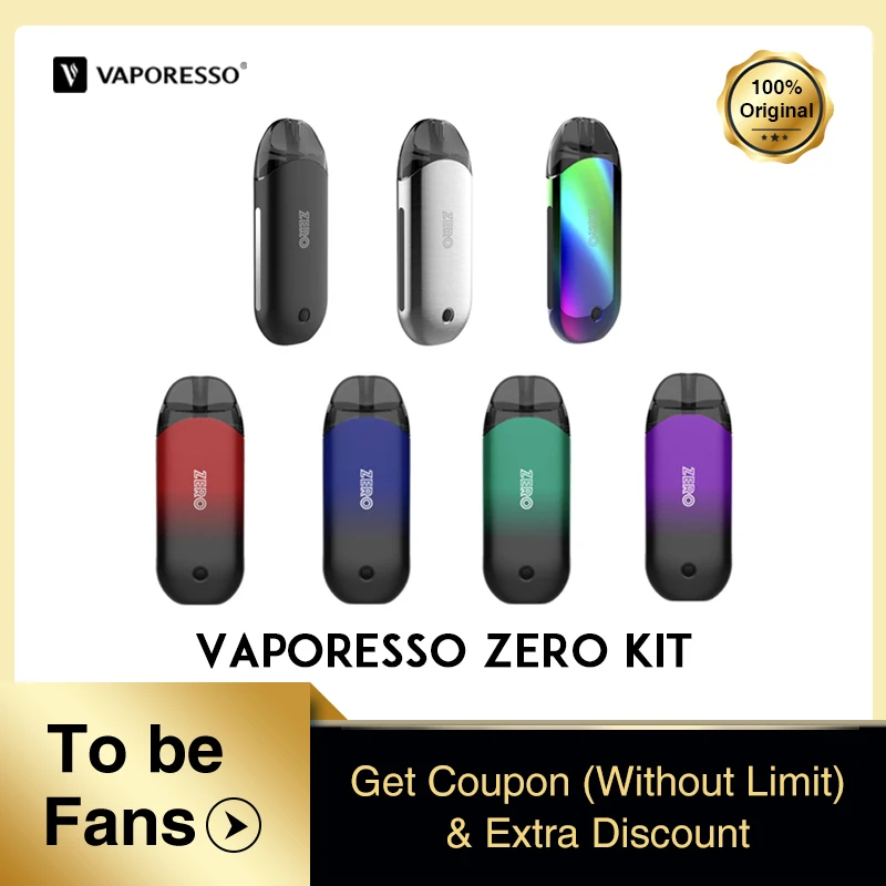 [Новый] Vaporesso Zero Kit Pod System бокс мод для электронных сигарет 2 мл емкость испаритель