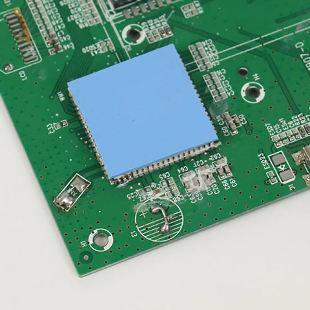 Multifunction Convenient 100Pcs 10x10x0.5mm Heatsink Silicone Thermal Conductive Pad for GPU VGA IC thermal pad