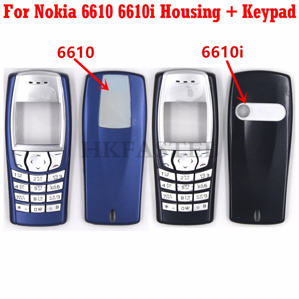 Для мобильного телефона Nokia 6610 6610i новый корпус передней панели с задней