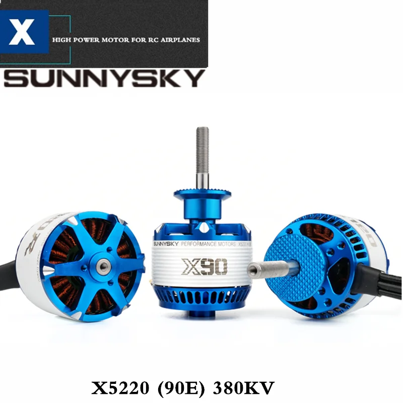 Третьего поколения sunnysky X5220 380KV высокомощный двигатель для 90E P3A P3D RC самолетов