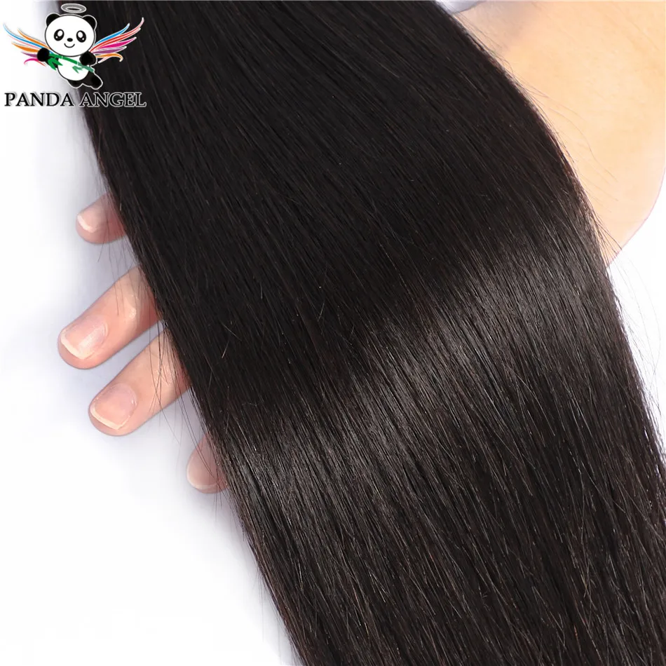 Panda Straight Hair Weave Bundles 100% Human Hair 1 3 Pcs Bundles Deal Remy Brazilian Hair Weaving For Black Women Fast Shipping