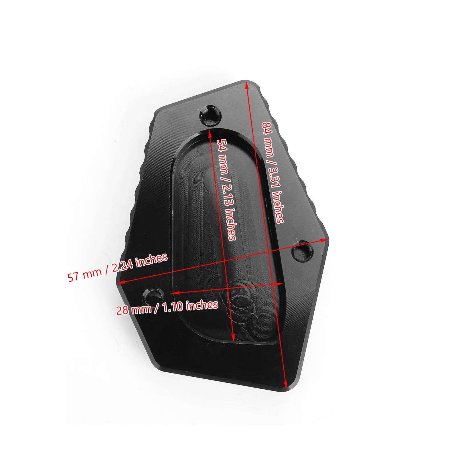 Areyourshop для TRIUMPH STREET Твин- подножка увеличительная пластина алюминиевые мотоциклетные Чехлы подставки запчасти