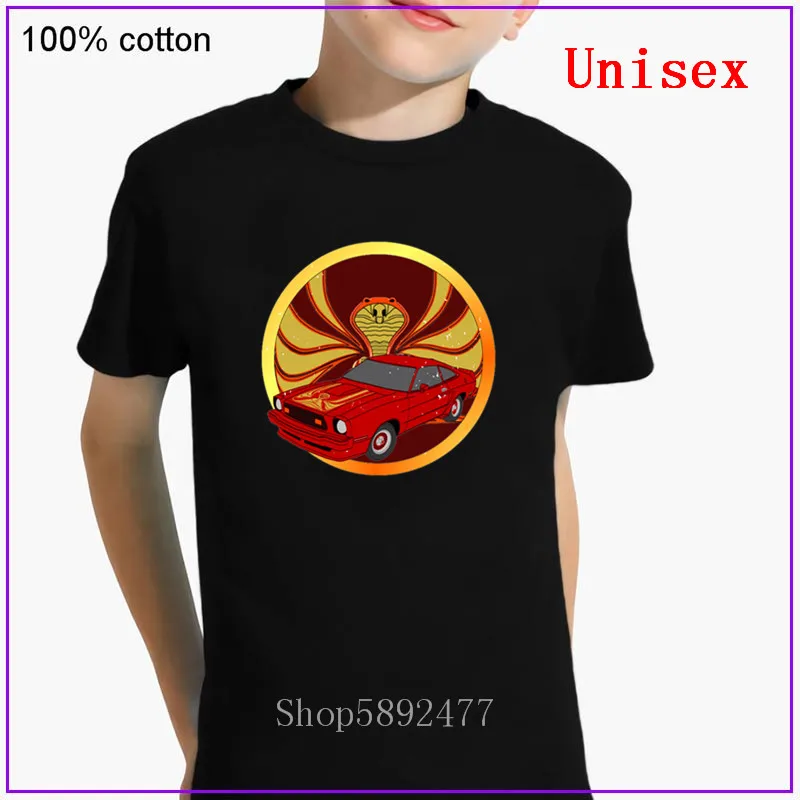 2020 Cobra Kai King Snake Ретро стиль Vestido футболки детская футболка Shelby Детская с коротким