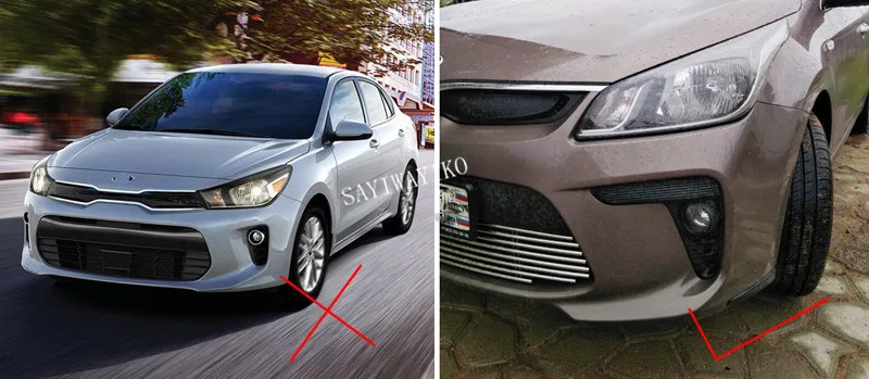 Для Kia Rio K2 Желтый поворотный сигнал стиль реле Водонепроницаемый ABS автомобиль DRL12V Светодиодный дневной ходовой светильник Дневной светильник противотуманная фара