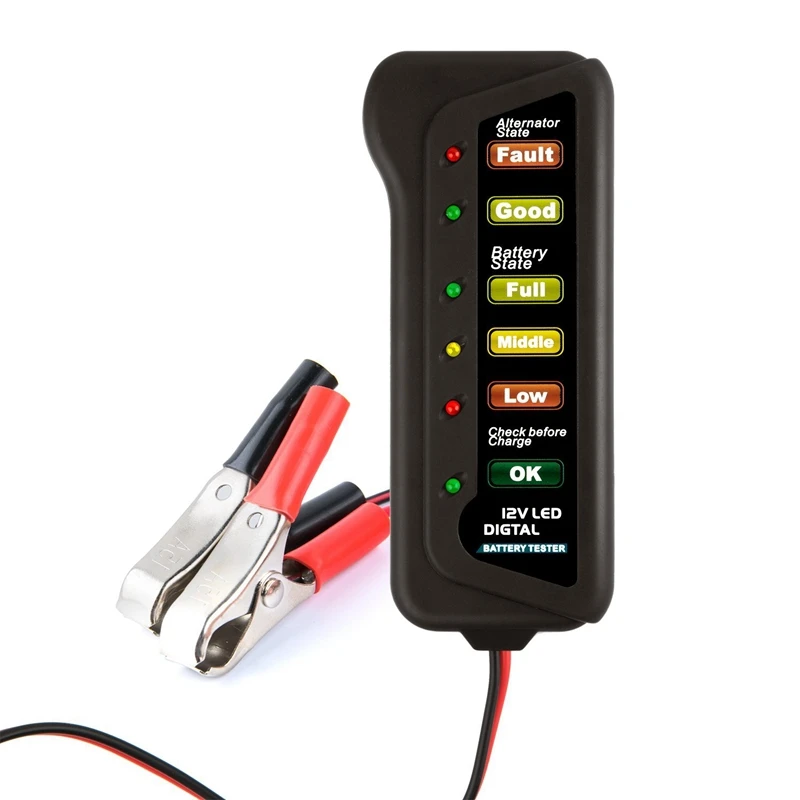 GTBL 12V автомобильный аккумулятор и генератор тестов er-test состояние батареи и зарядка генератора(светодиодный индикатор
