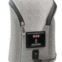 Автомобильный двойной подогреватель молока для бутылок на открытом воздухе, портативный подогреватель молока с постоянной температурой, многофункциональная сумка для хранения бутылок, ткань Оксфорд