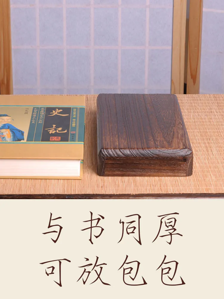 Description Picture 4 of itemMini Antique Foldable Wooden Low Stool Rectangle Kids Stool Portable Japanese Style Asian Traditional Furniture Tatami