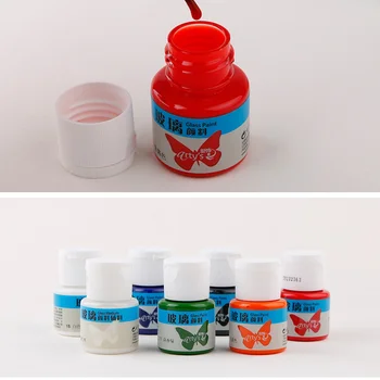 

20ML Colorful Glass Pigment Transparent Waterproof Glass Hand-painted Pigment Relief Gold Drawing DIY Art Supplies