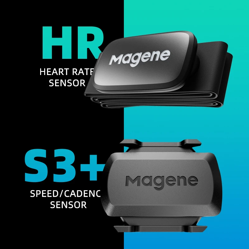 Cycling Magene Mover H64 S3+ ANT+ USB C406 Dual Mode Speed Cadence ...