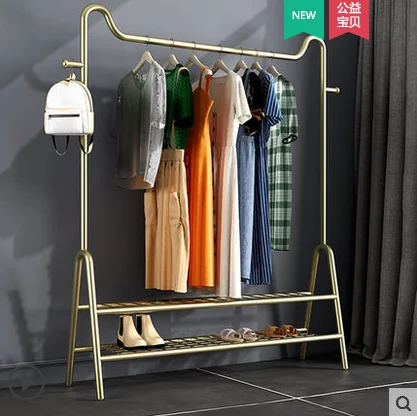 

Clothes rack floor-to-ceiling household indoor bedroom single-pole dormitory with student clothes storage rack hanger