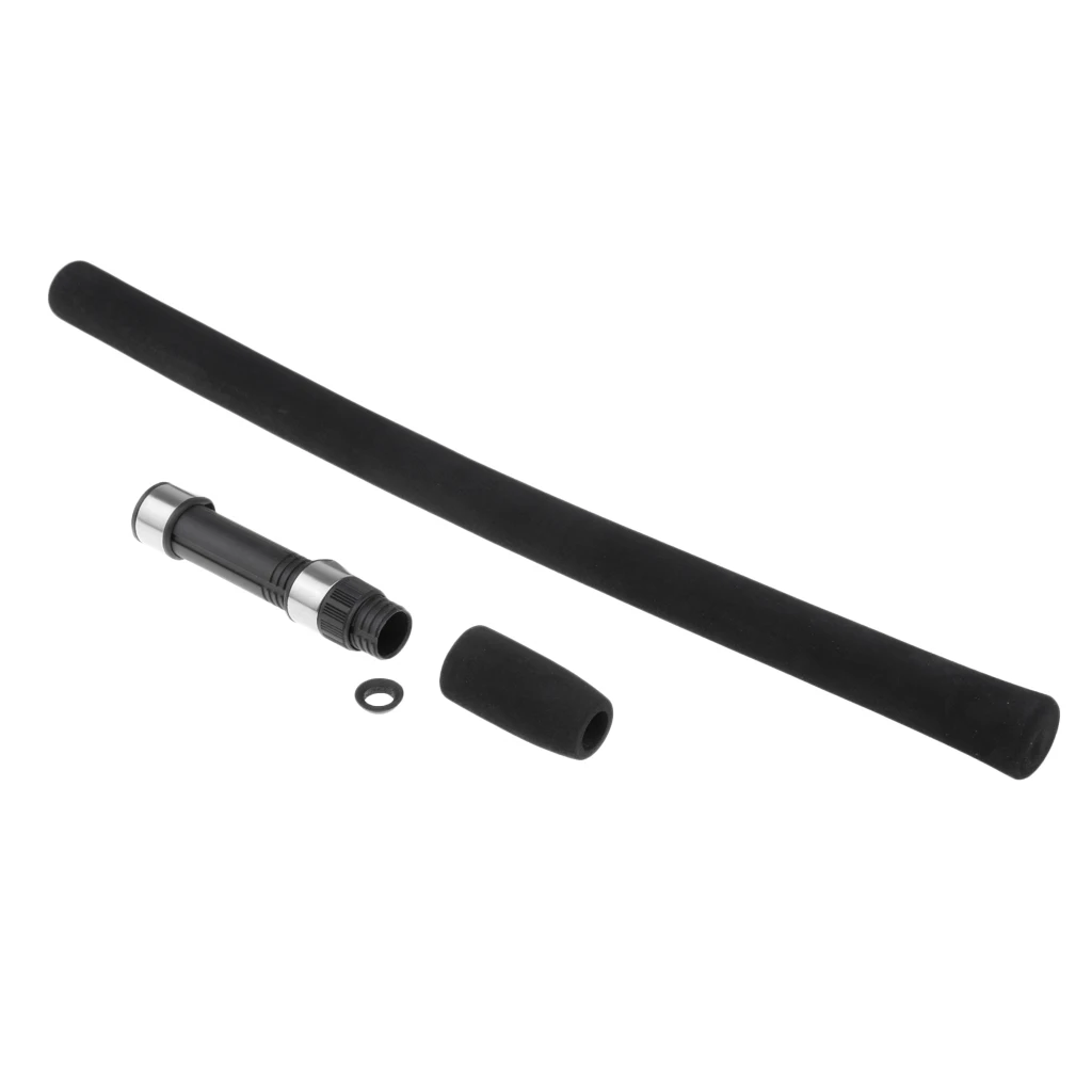 

Black EVA Foam Spinning Fishing Rod Handle Grips with Reel Seat Replacement For Rod Building Or Repair Dropshipping