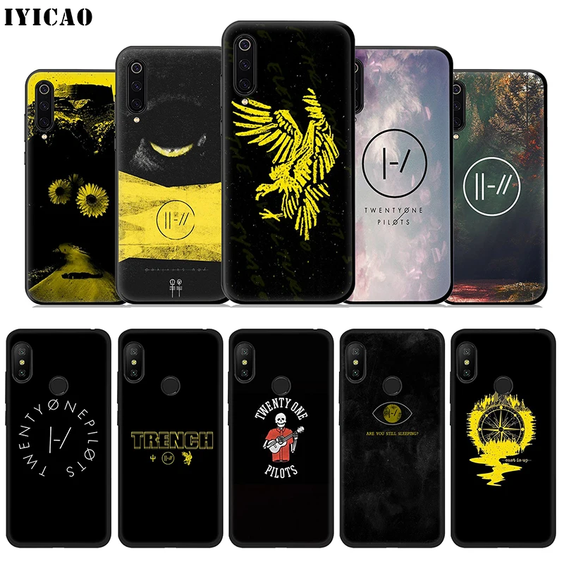 Мягкий чехол IYICAO Twenty One Pilots 21 для Xiaomi Mi A3 A2 A1 10 9T CC9E CC9 9 8 6 Se Lite F1 5X 6X MiA1 MiA2 MiA3 |