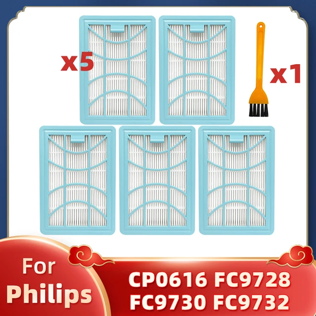 Hepa Filter Replacement For Philips CP0616 FC9728 FC9730 FC9731 FC9732 FC9733 FC9734 FC9735 Domestic Model Vacuum Cleaner Parts Set 6