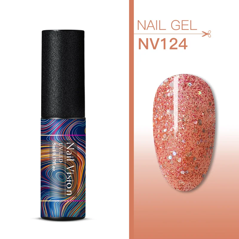 Nail Vision 5 мл Гель-лак для ногтей набор 176 цветов для маникюра гибридный Цвет ногтей Полупостоянный УФ-гель для ногтей гель лак - Цвет: EES06719