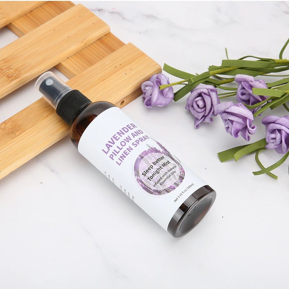 MELAO Pillow Spray Lavender Deep Beauty Sleep Pillow Mist Spray Aromatherapy Essential Oil Diffuser for Sleeping 100ml - Image 6