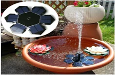 

Waterproof Solar Fountains Water Pump Garden Pool Pond Bird Baths Fish Tank Park Garden Decor Landscape Decorations