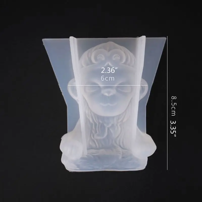 Ручной работы 3D Обезьяна Король Статуэтка солнце Wukong статуя силиконовые смолы формы для искусства ремесло